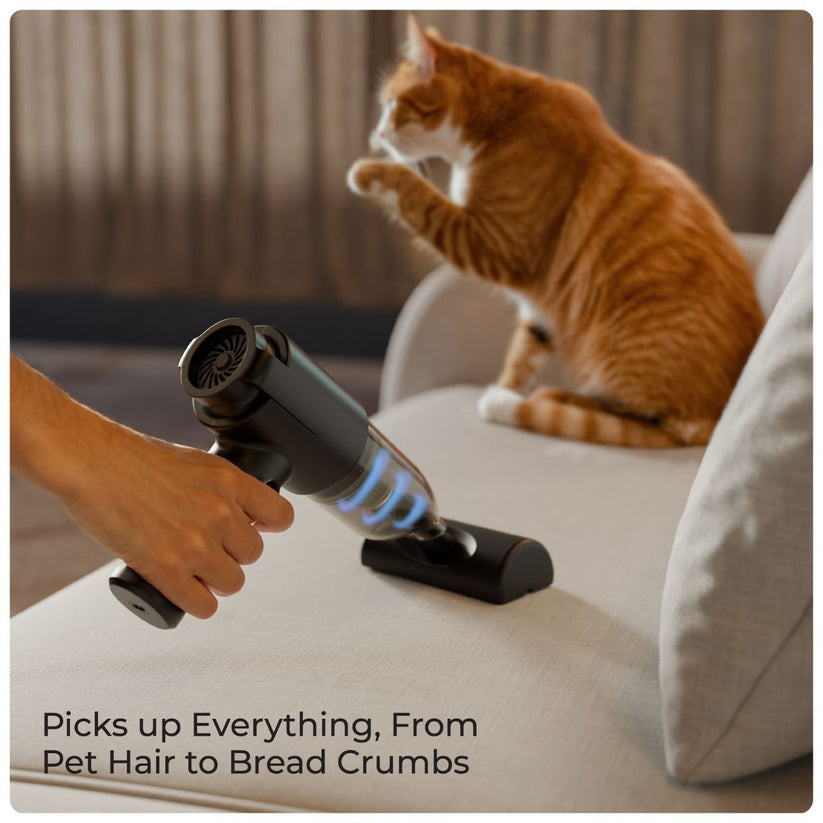 9000Pa Turbo Suction Cleaner | Cordless & Compact Design | Dual Function for Car, Home, office & More